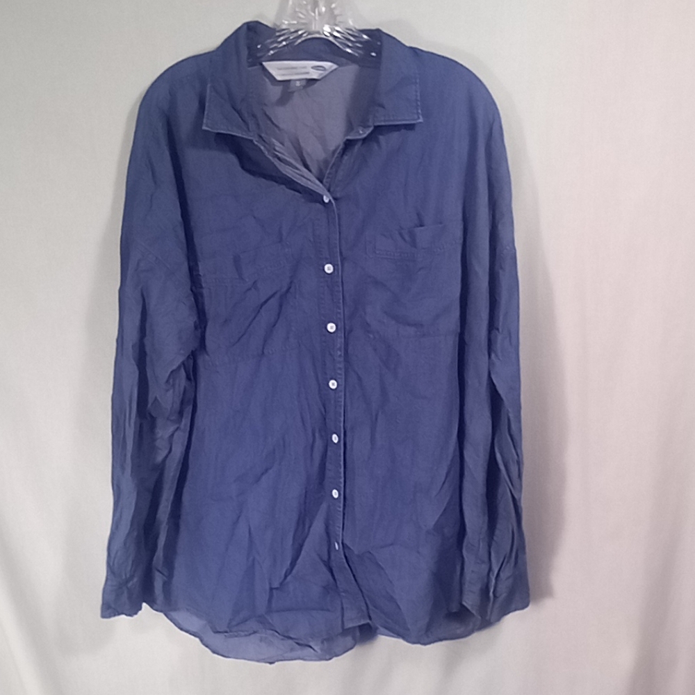 Old Navy Blue Button Down Shirt